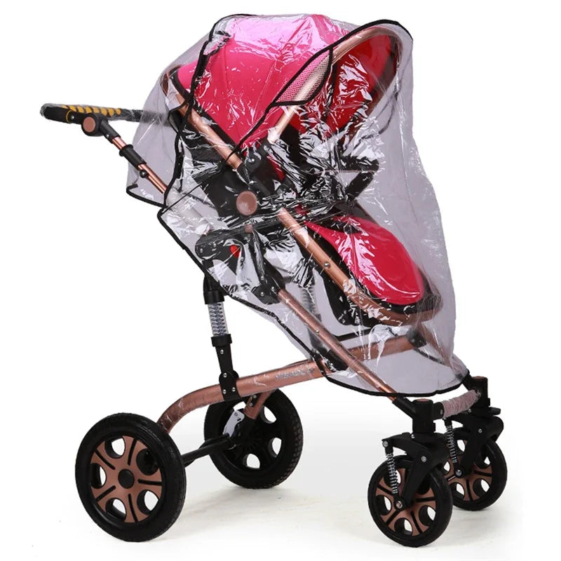 Housse de Pluie Universelle Gaelo — Protection Imperméable Transparente pour Poussette