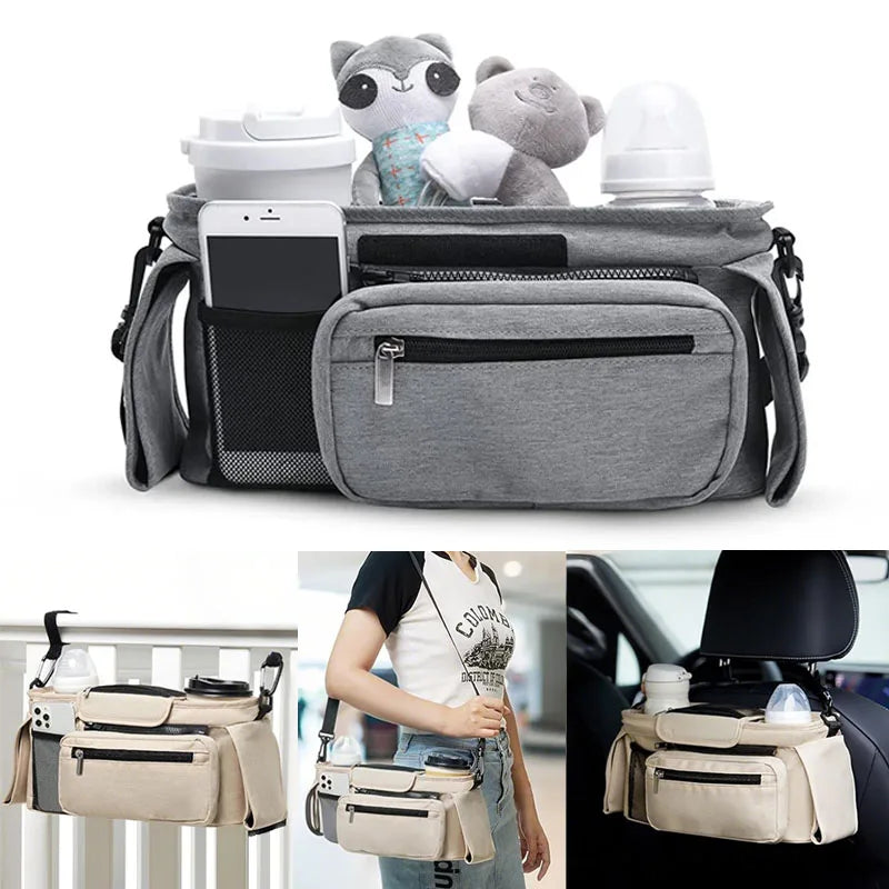 Organiseur de Poussette Gaelo — Sac Multipoches Waterproof