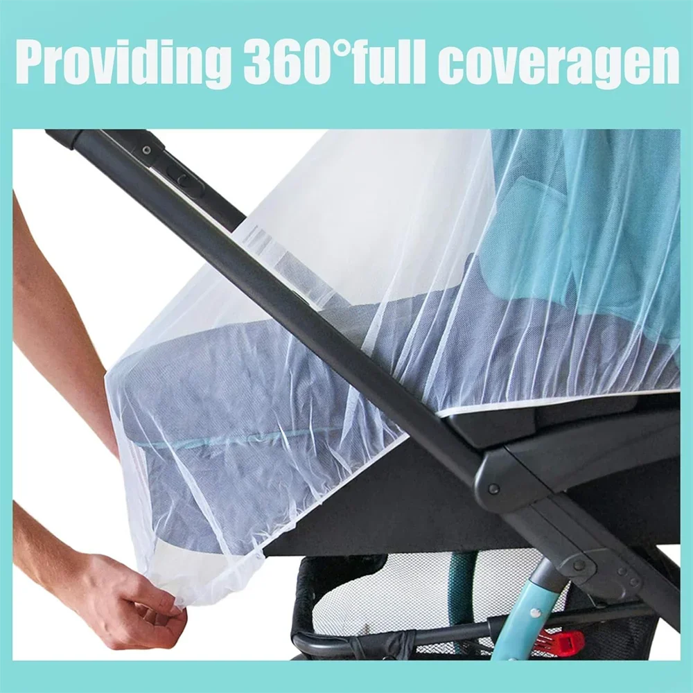 Moustiquaire Universelle Gaelo — Filet Anti-Insectes pour Poussette et Couffin