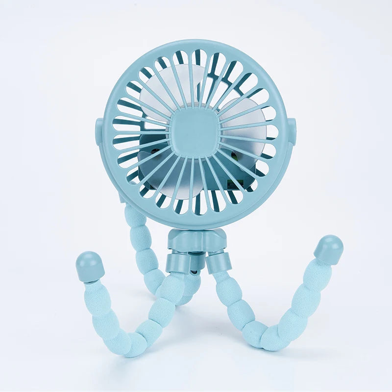 Ventilateur Clip USB Gaelo — Mini Octopus pour Poussette