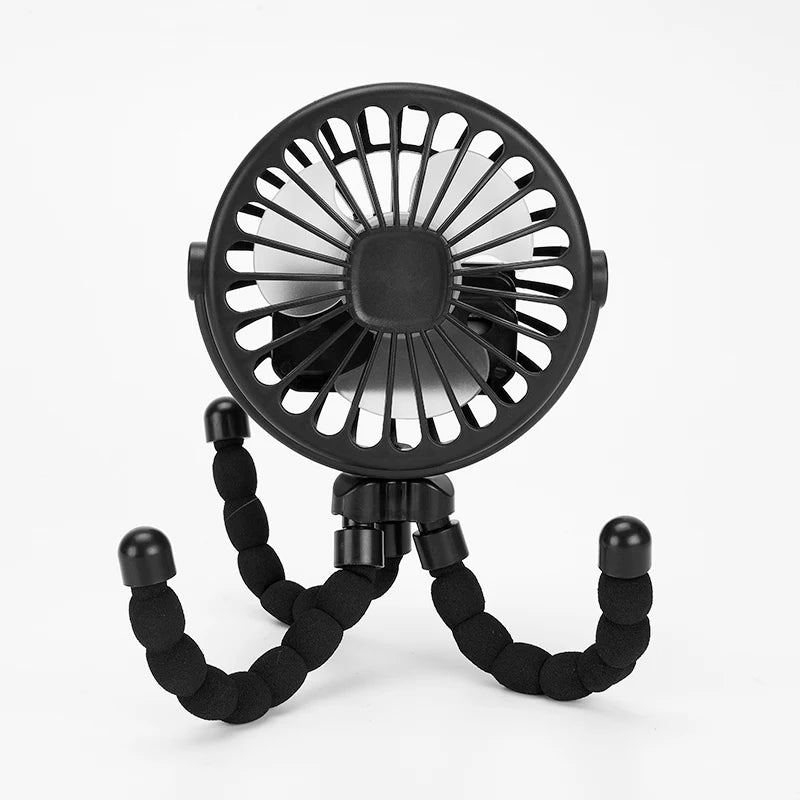 Ventilateur Clip USB Gaelo — Mini Octopus pour Poussette