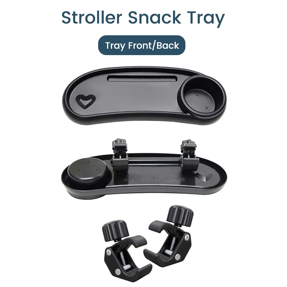 Plateau Repas 3-en-1 Gaelo — Porte-Gobelet & Support Téléphone pour Poussette