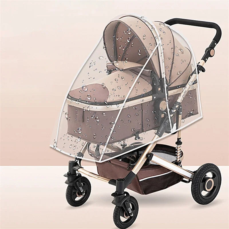 Housse de Pluie Universelle Gaelo — Protection Imperméable Transparente pour Poussette