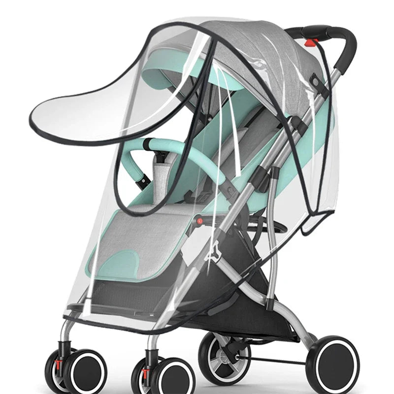 Housse de Pluie Universelle Gaelo — Protection Imperméable Transparente pour Poussette