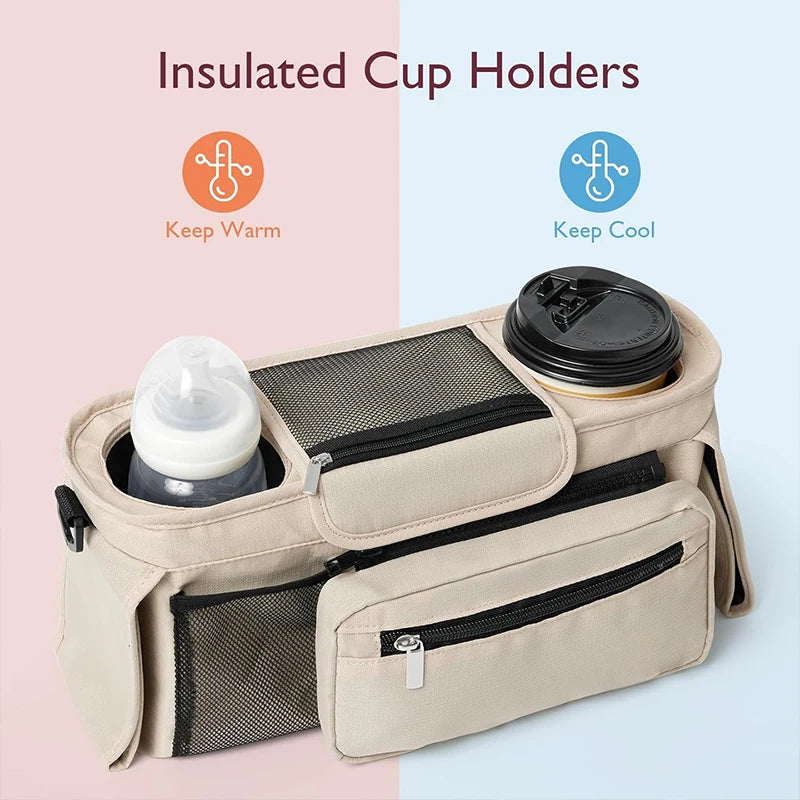 Organiseur de Poussette Gaelo — Sac Multipoches Waterproof